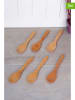 Violeta Home 6er-Set: Kochlöffel in Hellbraun - (L)13 cm