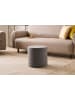 HanahHome Pouf "Bitez" in Anthrazit - (H)40 x Ø 40 cm