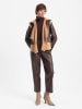 BGN Übergangsjacke in Dunkelbraun/ Camel