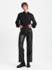 BGN Kunstlederhose in Schwarz