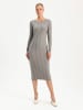 BGN Strickkleid in Grau