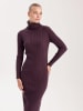 BGN Strickkleid in Pflaume