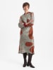 BGN Kleid in Grau/ Braun