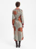 BGN Kleid in Grau/ Braun