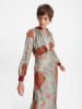 BGN Kleid in Grau/ Braun