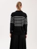 BGN Pullover in Schwarz/ Weiß