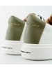 ALEXANDER SMITH Leren sneakers wit/kaki