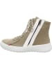 Think! Leder-Boots in Beige