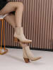 Sixth Sens Stiefeletten in Beige
