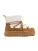 Foreverfolie Winterboots lichtbruin/wit