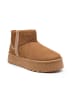 Foreverfolie Winterboots in Hellbraun