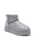 Foreverfolie Winterboots zilverkleurig