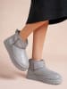 Foreverfolie Winterboots zilverkleurig