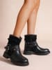 Foreverfolie Boots in Schwarz