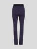 Karl Lagerfeld Leggings in Schwarz/ Lila