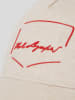 Karl Lagerfeld Leinen-Cap in Creme