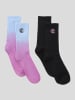 Karl Lagerfeld 2er-Set: Socken in Pink/ Schwarz