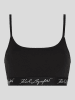 Karl Lagerfeld Top w kolorze czarnym