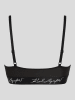 Karl Lagerfeld Bustier in Schwarz