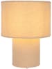 näve Tischleuchte "Fluffy" in Beige - (H)31 x Ø 23 cm