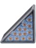 näve 2er-Set: Solar-Treppenleuchten "Scala" in Grau - (B)5,2 x (H)11 x (T)6,2 cm