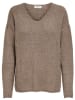 ONLY Pullover "Camilla" in Braun
