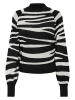 ONLY Pullover "Frida" in Schwarz/ Weiß