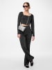 Pieces Legginsy w kolorze czarnym
