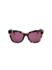 Longchamp Damen-Sonnenbrille in Braun/ Lila