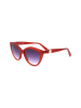 Longchamp Damskie okulary przeciwsłoneczne w kolorze różowo-fioletowym