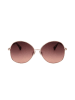 MaxMara Damen-Sonnenbrille in Gold/ Braun
