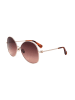 MaxMara Damen-Sonnenbrille in Gold/ Braun
