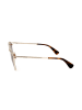 MaxMara Damskie okulary przeciwsłoneczne w kolorze złoto-jasnobrązowym