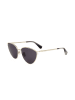 MaxMara Damen-Sonnenbrille in Gold/ Schwarz