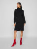 Vila Strickkleid in Schwarz