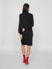 Vila Strickkleid in Schwarz