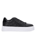 Liu Jo Leder-Sneakers in Schwarz