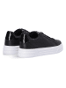 Liu Jo Leder-Sneakers in Schwarz