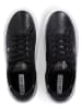 Liu Jo Leder-Sneakers in Schwarz