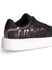 Liu Jo Leder-Sneakers in Schwarz