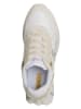 Liu Jo Leder-Sneakers in Creme