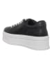 Liu Jo Leder-Sneakers in Schwarz