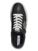 Liu Jo Leder-Sneakers in Schwarz
