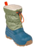 Playshoes Winterstiefel in Blau/ Khaki