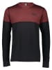 PICTURE Funtioneel shirt zwart/bordeaux