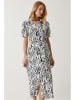Happiness Istanbul Jurk wit/zwart