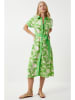 Happiness Istanbul Jurk groen/wit
