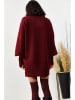 Olalook Strickkleid in Bordeaux