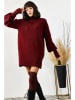 Olalook Strickkleid in Bordeaux