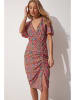 Hapiness Istanbul Jurk roze/oranje/turquoise